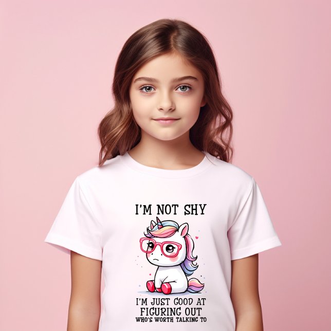 Camiseta Meninas do Unicórnio Cute Nerdy (Criador carregado)