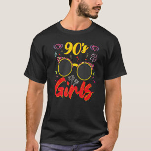 Camiseta Meninas dos anos 90 Retro 90 Moda Leopardo Imprime