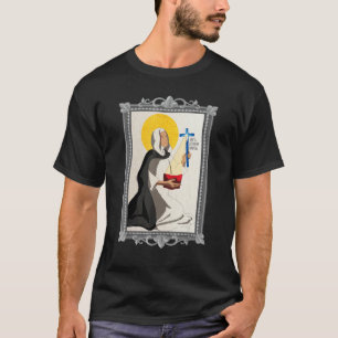Camiseta Meninas e Adolescentes Pureza Católica Santa Catar