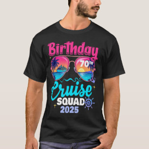 Camiseta Meninas em Cruzeiro 2025 Viagem Aniversário 70º Cr