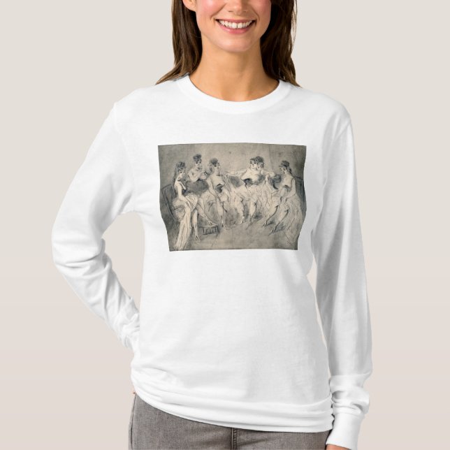 Camiseta Meninas em um burdel (Frente)