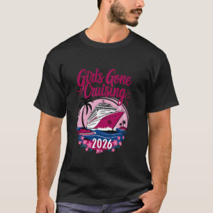 Camiseta Meninas em Viagens de Cruzeiro 2026 Viagem de Meni