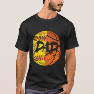 Camiseta Meninas Esboço Macio Engraçado Pai