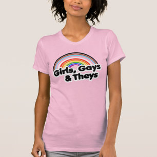 CAMISETA MENINAS, GAY E OLHOS