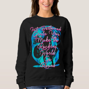Camiseta Meninas Gordas Inferiores Você Faz o Mundo Enrosca