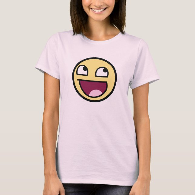Camiseta Meninas impressionantes da cara (Frente)
