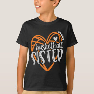 Camiseta Meninas Irmã de Basquete Distúrbios Cardíacos