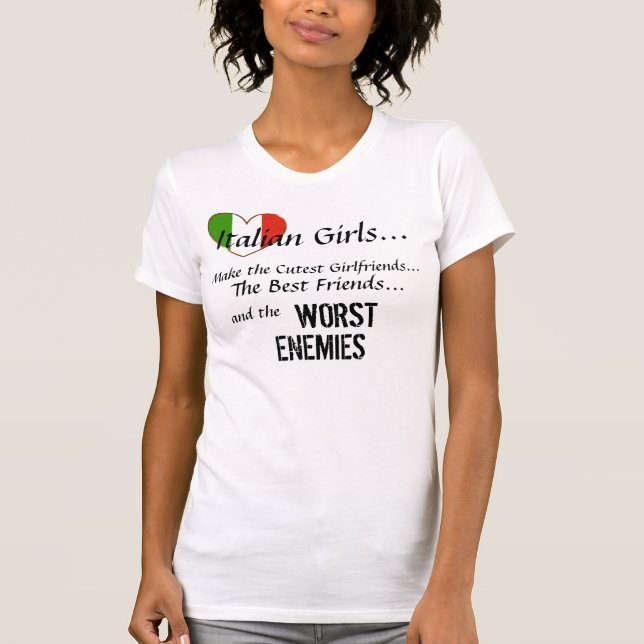 Camiseta Meninas italianas (Frente)