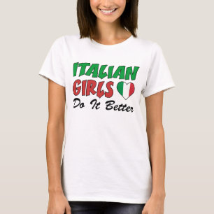 Camiseta Meninas italianas melhora