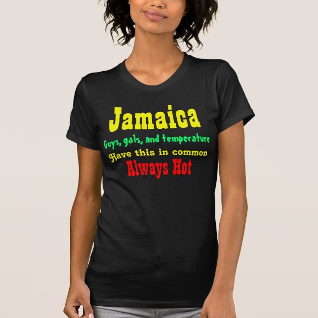 Camiseta Meninas jamaicanas (Frente)