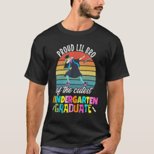 Camiseta Meninas Jardim de Infância Orgulha Lil Bro Dabbin