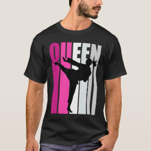 Camiseta Meninas Karate Rainha Legal Adolescentes Entusiast