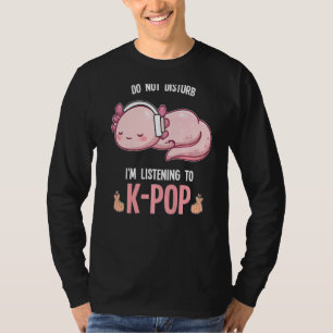 Camiseta Meninas legal Ouvem o Pop K Pop da Coreia do Sul