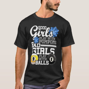 Camiseta Meninas Más Brincam Com Bolas Engraçadas Piscina B