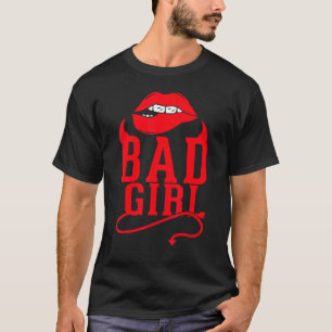 Camiseta Meninas Más Sem Anjo Rebelde Má Atitude Má Malvada