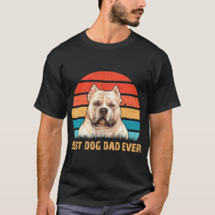Camiseta Meninas masculinas citam o melhor Pai de cachorro 