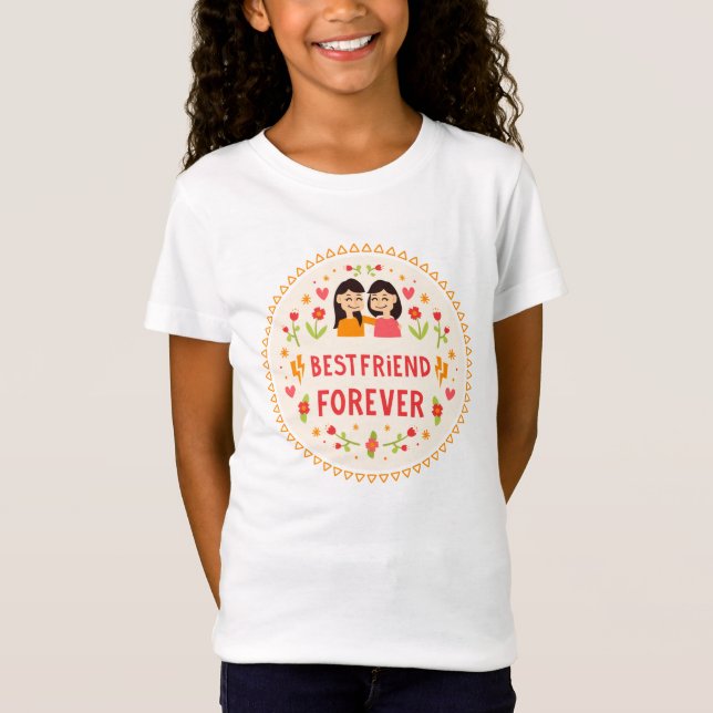 Camiseta Meninas Melhor Amigo (Frente)