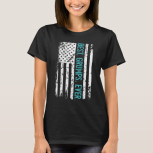 Camiseta Meninas Melhores Grumps Nos Eua Bandeira Americana