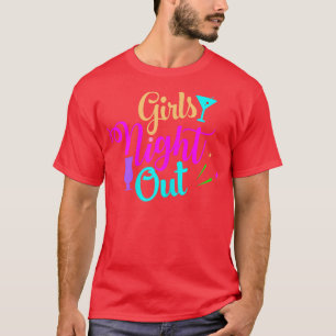 Camiseta Meninas Meninas Noivado Noite Fora Par De Despedid