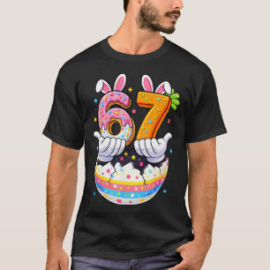 Camiseta Meninas Meninos Ovos de Páscoa Coelho Engraçado Se