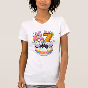Camiseta Meninas Meninos Ovos de Páscoa Coelho Engraçado Se