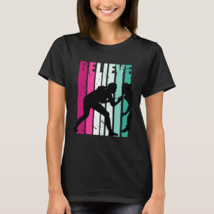 Camiseta Meninas Motivacionais Rosa E Verde Acreditam Na Lu