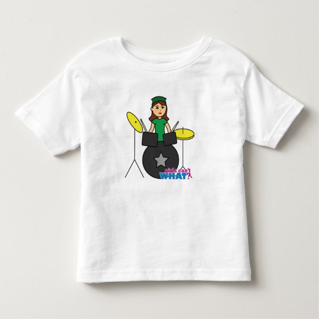 Camiseta Meninas não sabem o quê? Design Personalizado do C (Frente)
