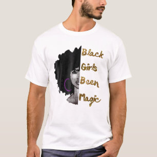 Camiseta Meninas Negras Foram A Rainha Mágica Africana Pre