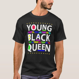 Camiseta Meninas Negras Jovens da Rainha Negra História Mês