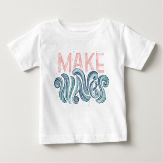 Camiseta Meninas Pequenas Fazem Ondas