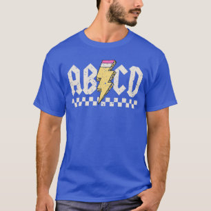Camiseta Meninas Professoras ABCD Rock Volta às Aulas Class