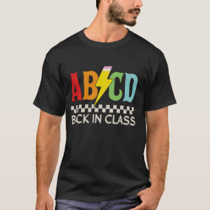 Camiseta Meninas Professoras Voltam para a escola ABCD