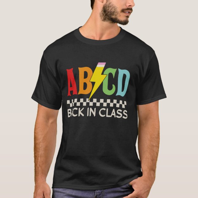 Camiseta Meninas Professoras Voltam para a escola ABCD (Frente)