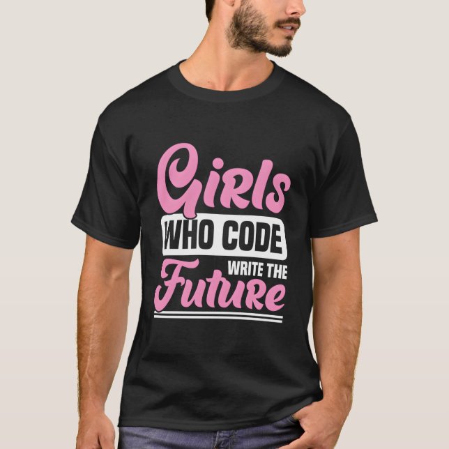 Camiseta Meninas Que Codificam Escrevem O Futuro - Garota C (Frente)