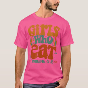 Camiseta Meninas Que Comem Clube de Treinamento Barbell Mal
