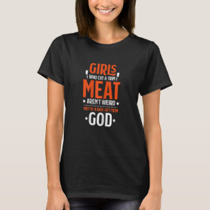 Camiseta Meninas Que Cortam E Cortam Carniceiro
