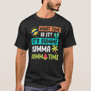 Camiseta Meninas Que Horas São Os Meninos Da Hora De Verão