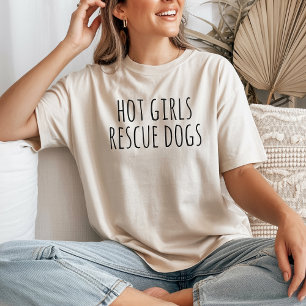 Camiseta Meninas Quentes Resgatam Cães, Suéter par