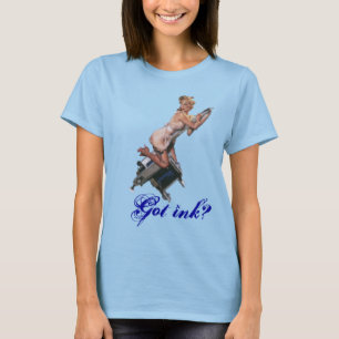 Camiseta Meninas Ringer "Tinta?"Camiseta