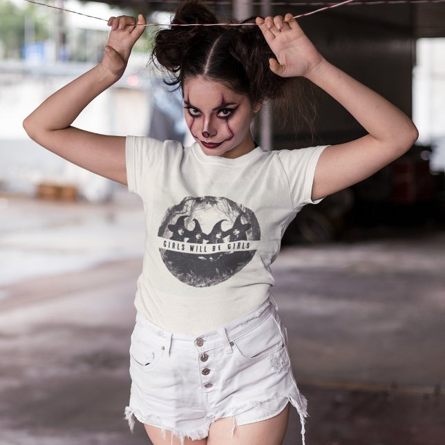 Camiseta "Meninas Serão Raparigas | Bruxa Bonita Themed Hal (Criador carregado)