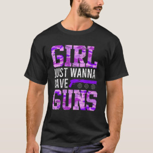 Camiseta Meninas Só Querem Que As Mulheres Pulmões Atirem 2