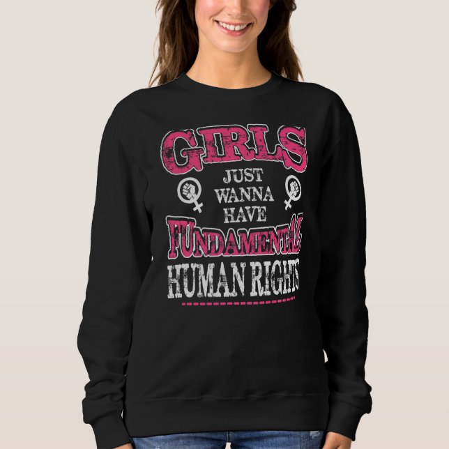 Camiseta Meninas Só Querem Ter Direitos Fundamentais (Frente)
