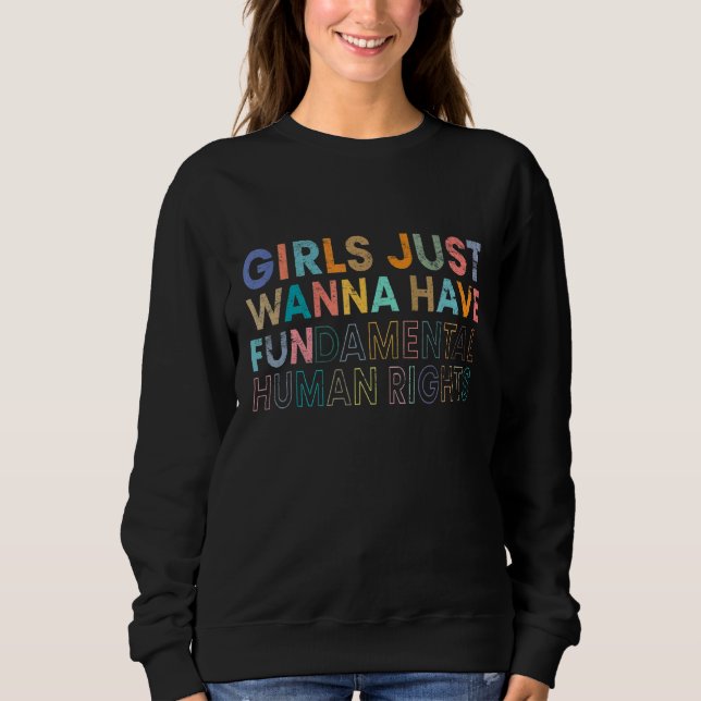 Camiseta Meninas Só Querem Ter Direitos Fundamentais 2 (Frente)