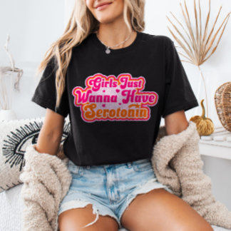 Camiseta Meninas Só Querem Ter Humor Feminista Serotonino