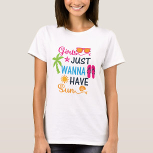 Camiseta Meninas só querem ter mulheres do Sol