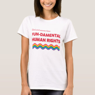 Camiseta Meninas Só Querem Ts De Direitos Humanos Fundament