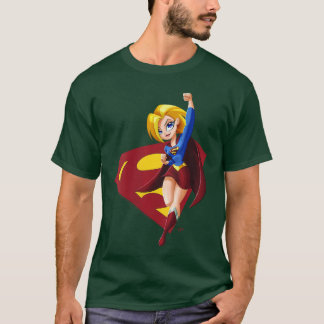 Camiseta Meninas Super Heroínas da DC Comics Supergirl VNec