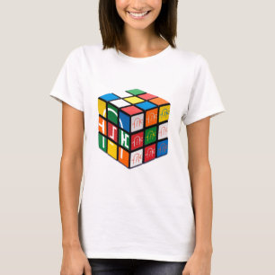Camiseta Meninas T do cubo da cidade da espátula