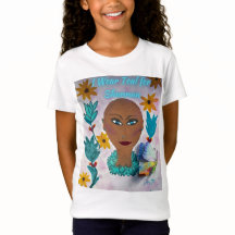 Meninas T-Shirt, visto Teal para Shannan