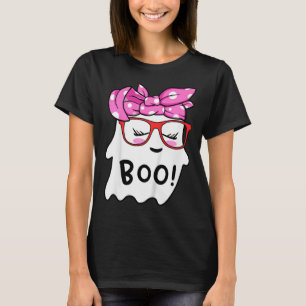 Camiseta Meninas Toddler Feliz Fantasma De Halloween Com Ba